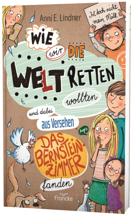 Cover - Wie wir die Welt retten wollten und dabei aus Versehen das Bernsteinzimmer fanden